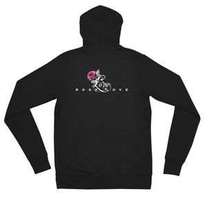 Rose Love Lightweight Zip Hoodie